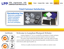 Tablet Screenshot of lplastpack.com